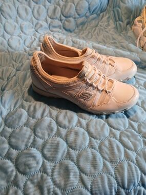 Skechers Women's White Athletic Slip-On Sneakers